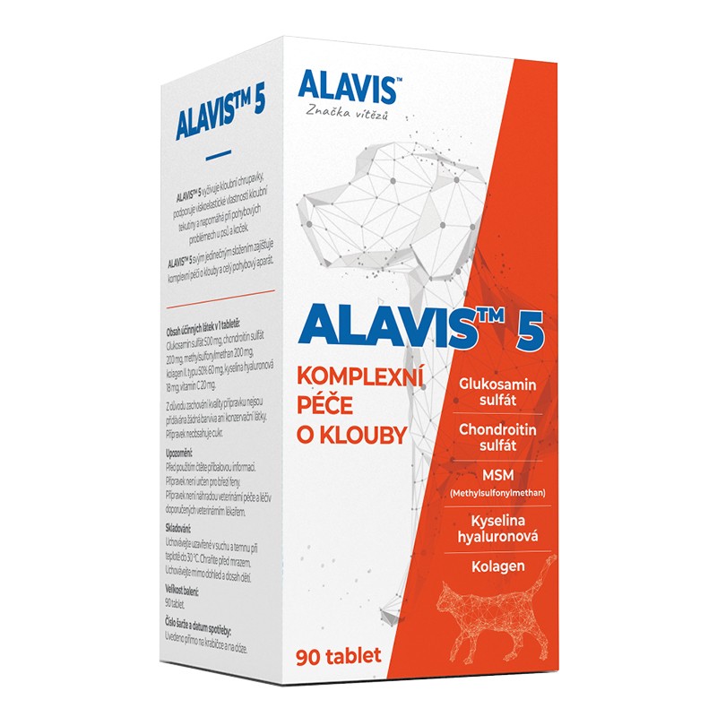 Alavis 5 Pro Psy/Kočky - 90 tabl.