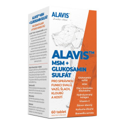 Alavis MSM+ Glukosamin Sulfát - 60tbl