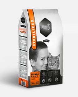 Amity Premium Cat Sterilised Salmon/Rice - 1,5kg