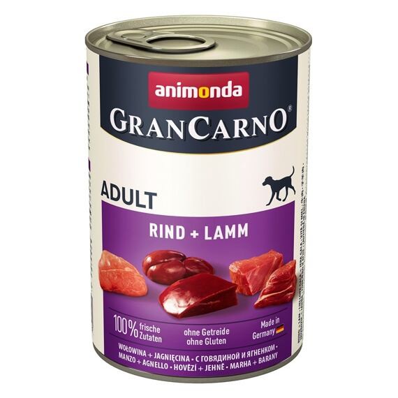 Animonda Grancarno Dog 400g - Hovězí/Jehněčí