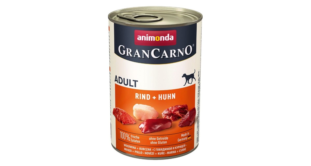 Animonda Grancarno Dog 400g - Hovězí/Kuře