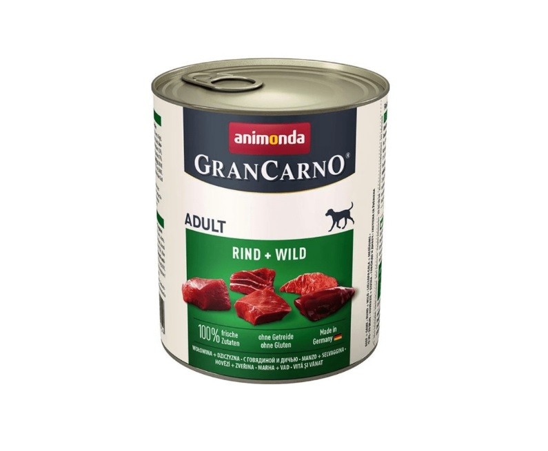 Animonda Grancarno Dog 800g - Hovězí/Zvěřina