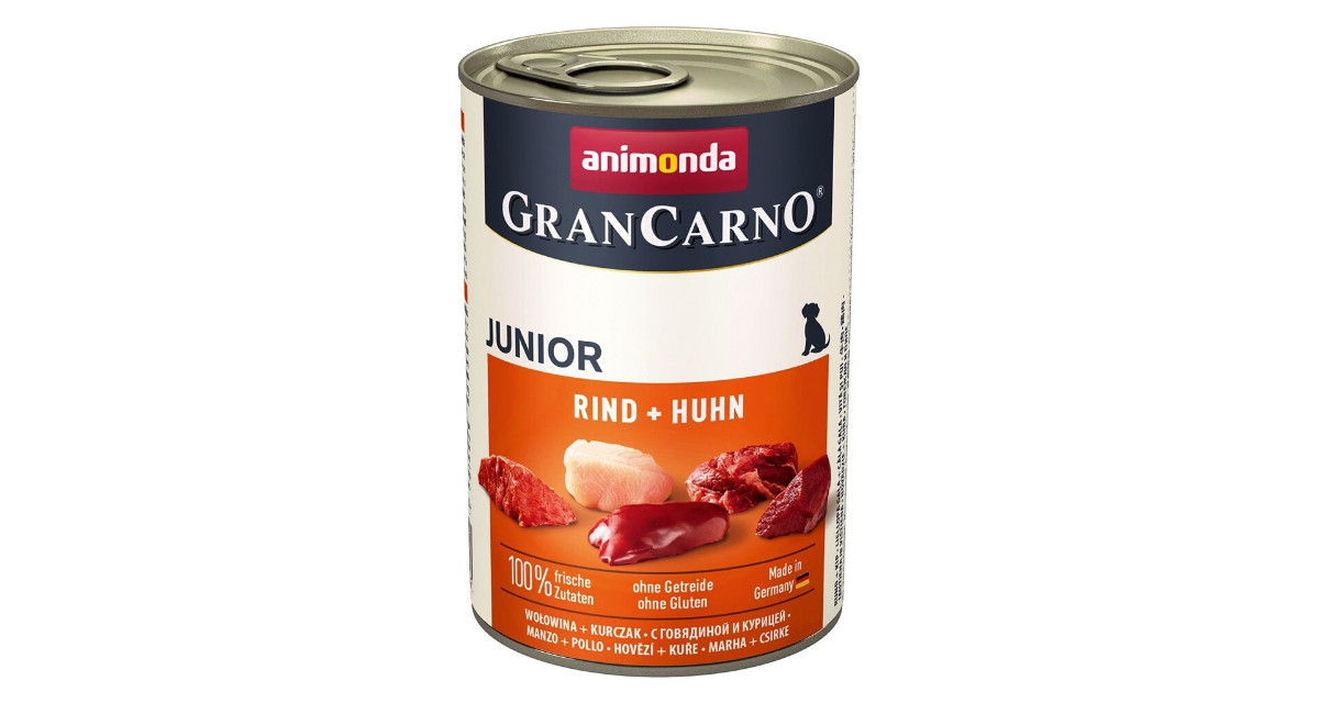 Animonda Grancarno Dog Junior Hovězí/Kuřecí - 400g