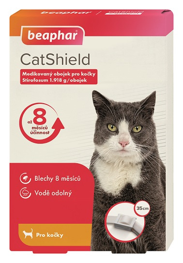 Beaphar CatShield Antiparazitní obojek Pro Kočky - 35cm