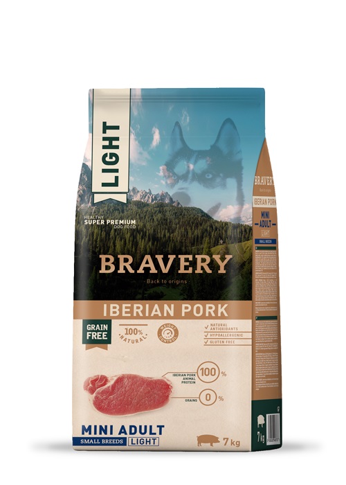 Bravery Dog Mini Adult Light Pork - 2kg