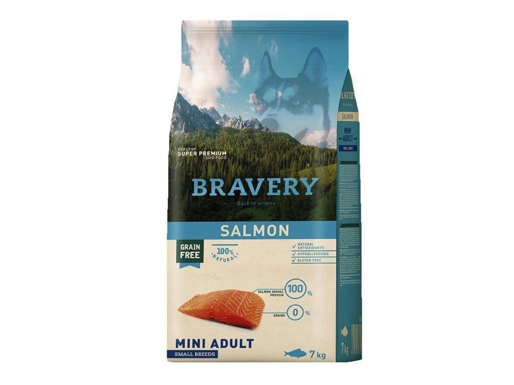 Bravery Dog Mini Puppy Salmon - 2kg