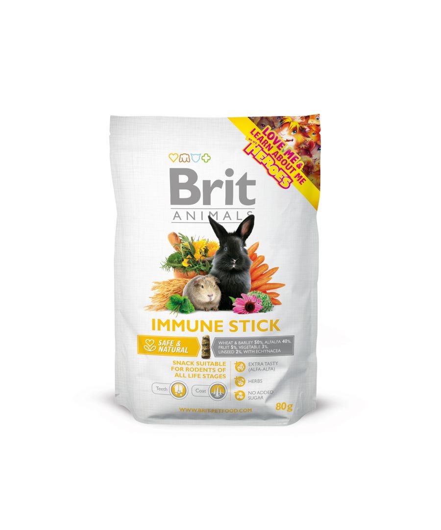 Brit Animals Snack Immune Stick - 80g