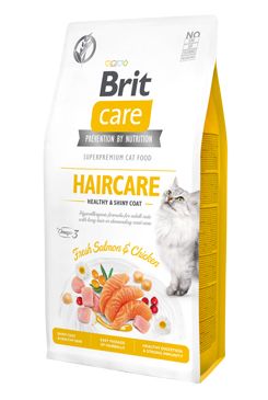 Brit Care Cat Haircare Salmon/Chicken Grain-free - 2kg