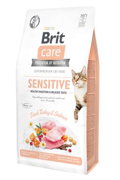 Brit Care Cat Sensitivy Turkey/Salmon Grain-free - 2kg