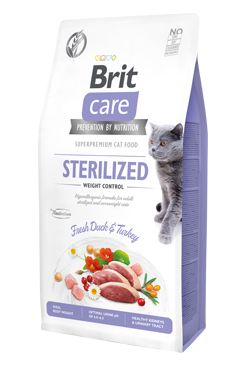 Brit Care Cat Sterilised Duck/Turkey Grain-free - 2kg