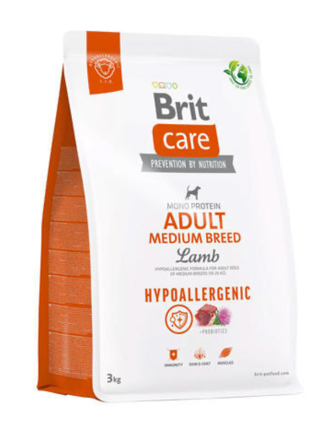 Brit Care Dog Adult Medium Hypoallergenic - 3kg