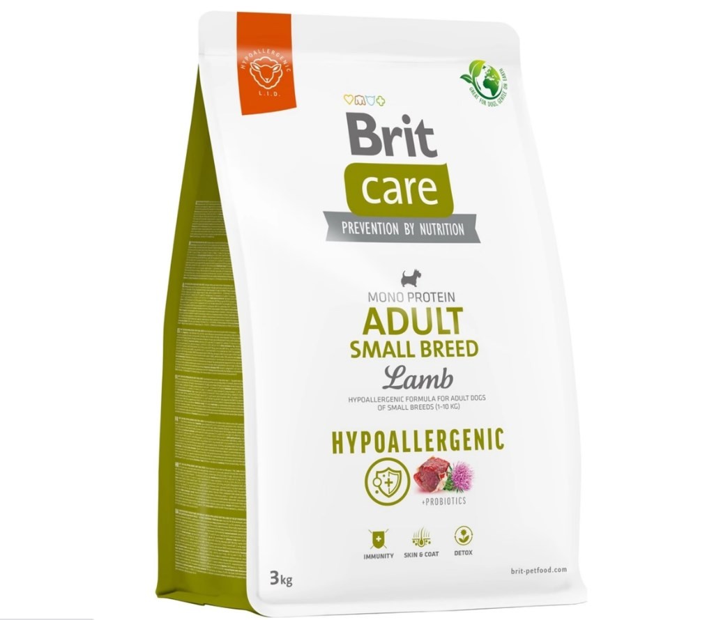 Brit Care Dog Hypoallergenic Adult Small Lamb - 1 kg