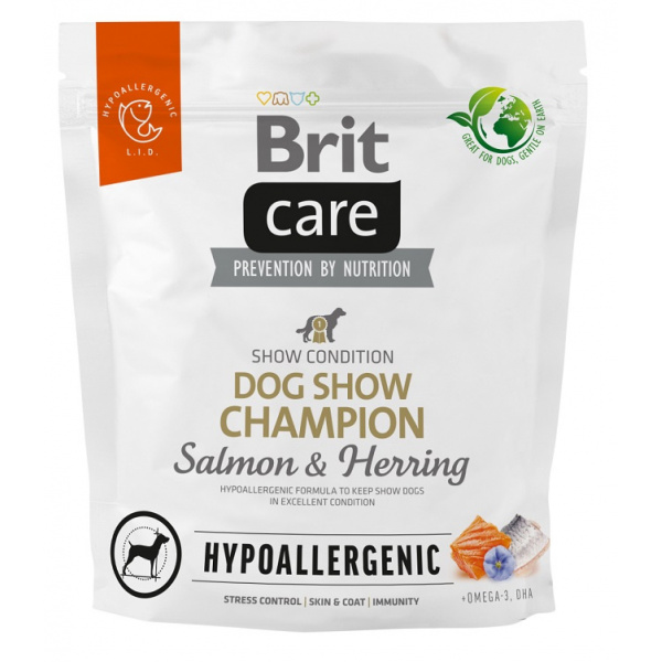 Brit Care Dog Hypoallergenic Dog Show Champion 1kg