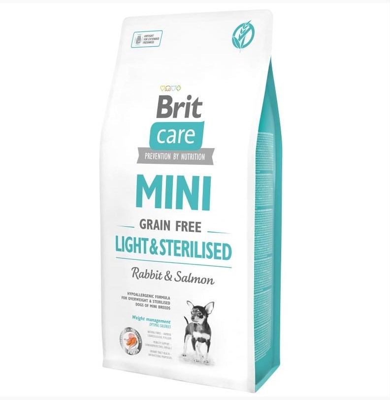 Brit Care Dog Mini Light/Sterilised Grain-free - 7kg