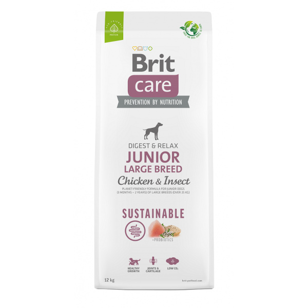 Brit Care Dog Sustainable Junior Large Breed 12kg