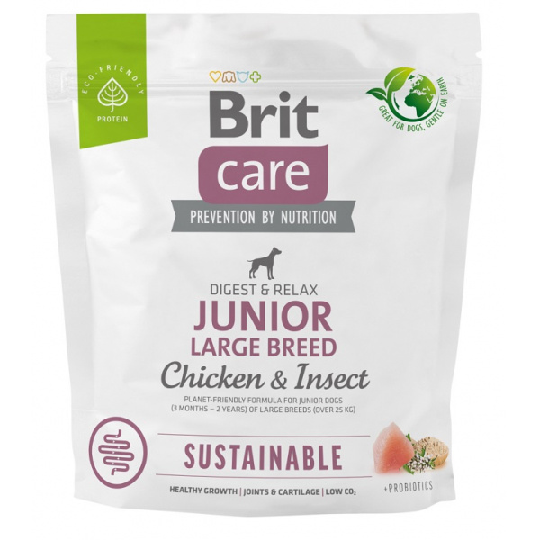 Brit Care Dog Sustainable Junior Large Breed 1kg