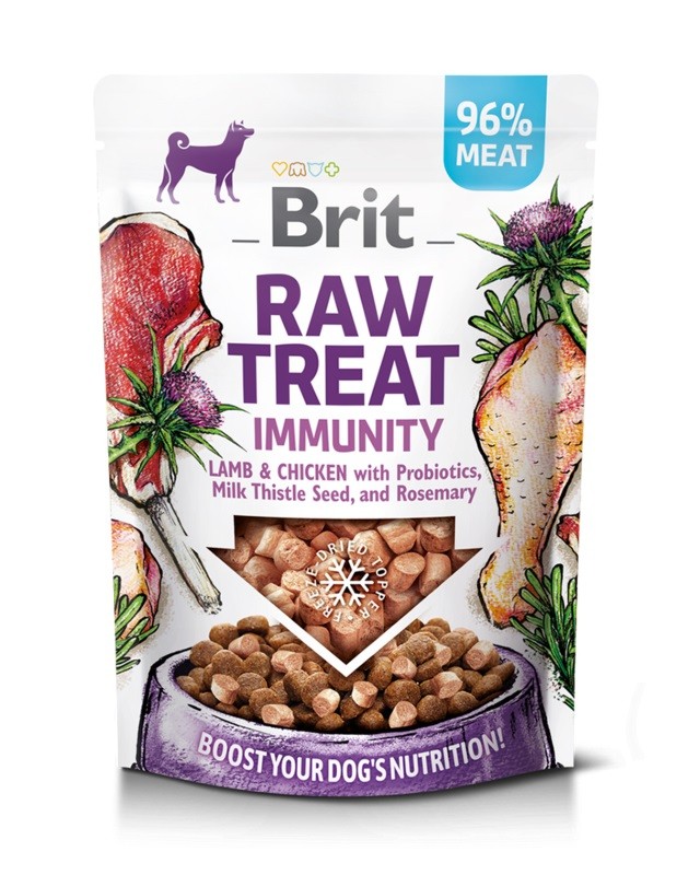 Brit Care Raw Treat Immunity 40g - Lamb/Chicken