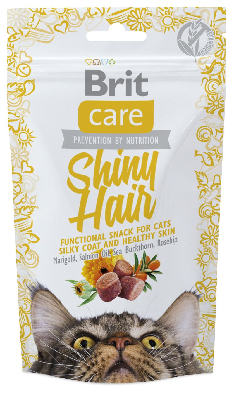 Brit Care Snack 50g - Shiny Hair