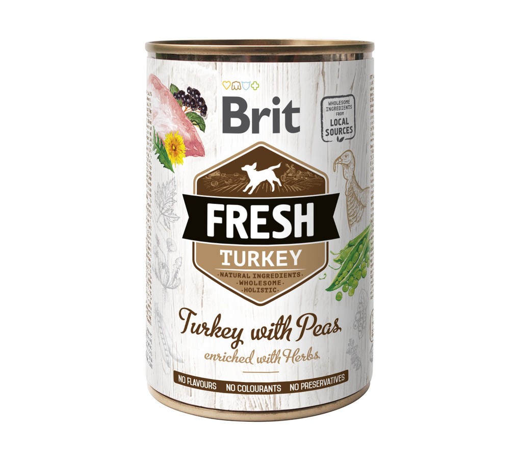 Brit Fresh 400g - Krůta/Hrášek