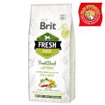 Brit Fresh Dog Adult Duck/Millet Run & Work - 12kg