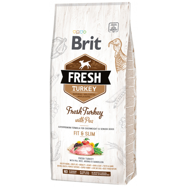 Brit Fresh Turkey with Pea Light Fit & Slim 12kg