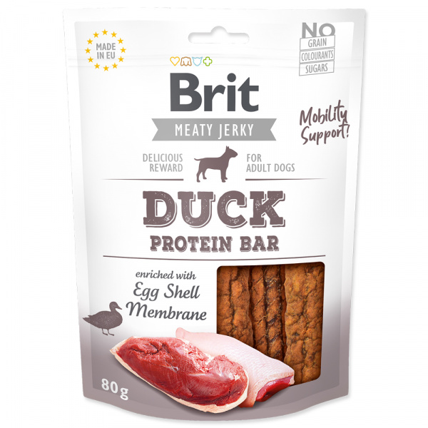 Brit Jerky Duck Protein Bar 80g