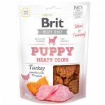 Brit Jerky Puppy Turkey Meaty Coins 80g