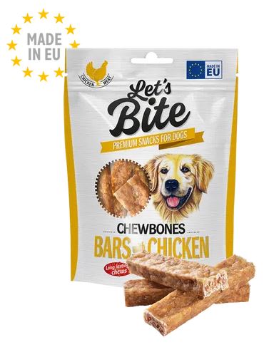 Brit Let's Chewbones Bars with Chicken - 175g