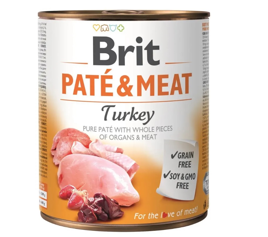 Brit Paté & Meat 800g - Turkey