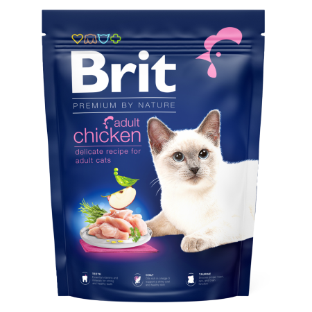 Brit Premium by Nature Cat Adult Chicken - 800g