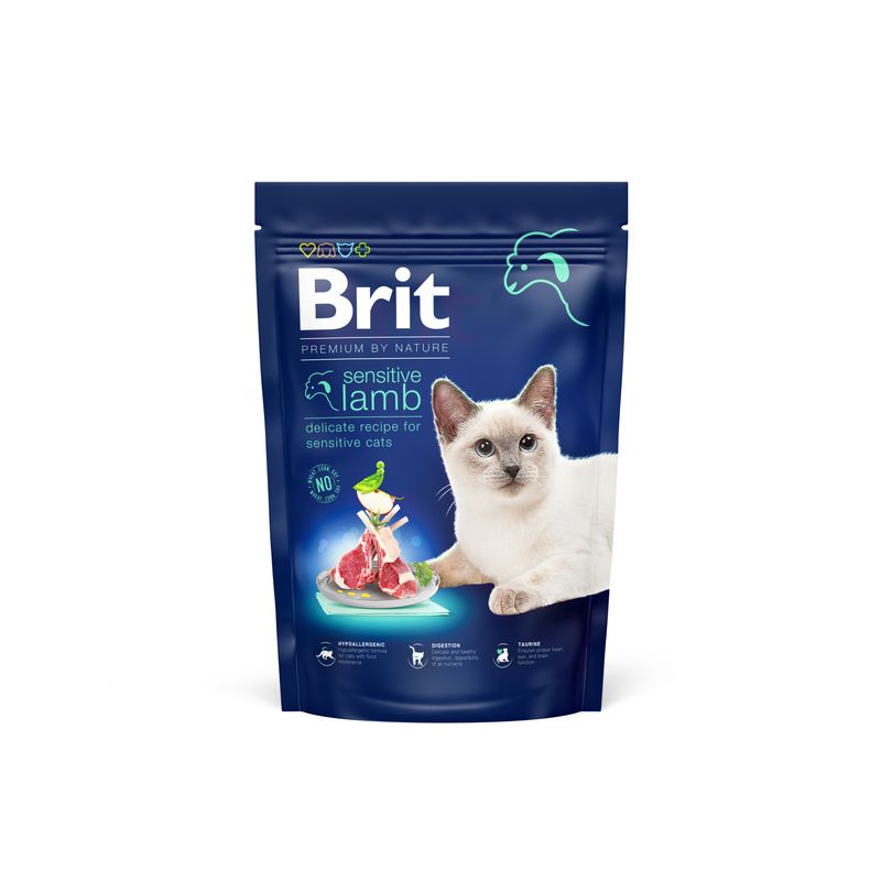 Brit Premium by Nature Cat Sensitive Lamb - 1,5kg