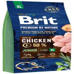 Brit Premium By Nature Dog Junior XL Chicken - 3kg