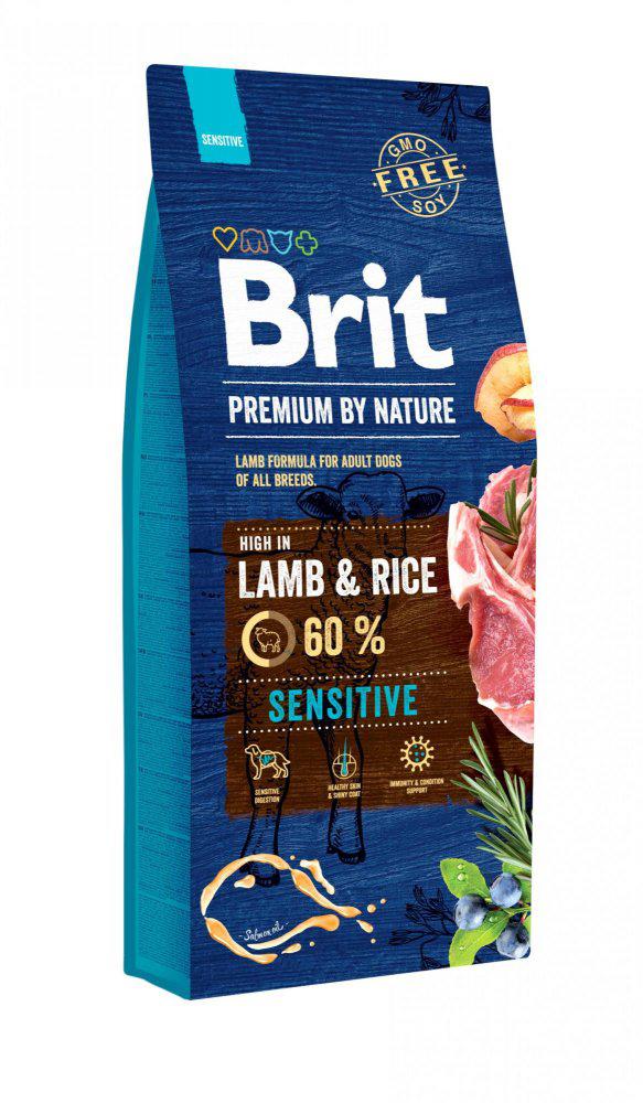 Brit Premium By Nature Dog Sensitive Lamb & Rice - 15kg