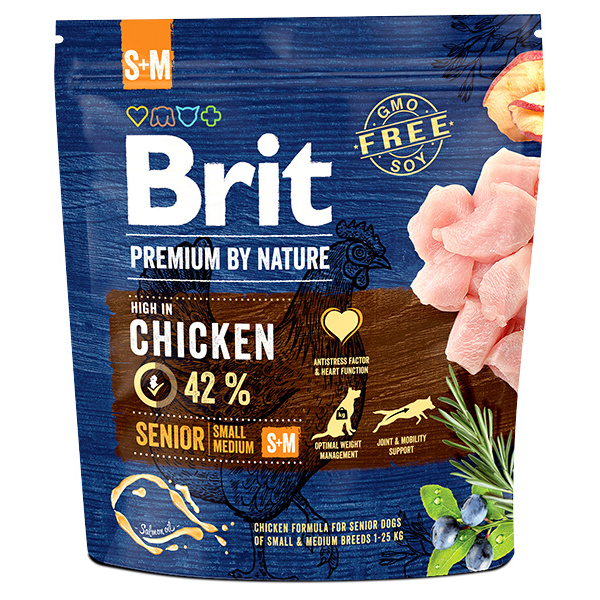 Brit Premium by Nature Senior S+M 1kg