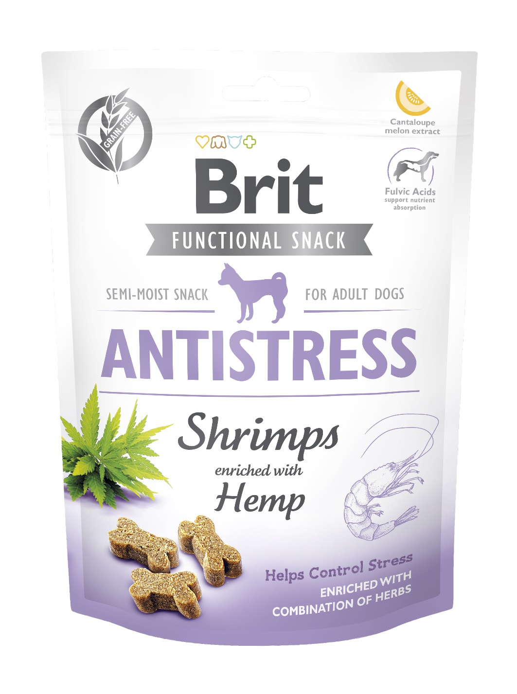 Brit Snack Antistress Shrimps/Hemp - 150g