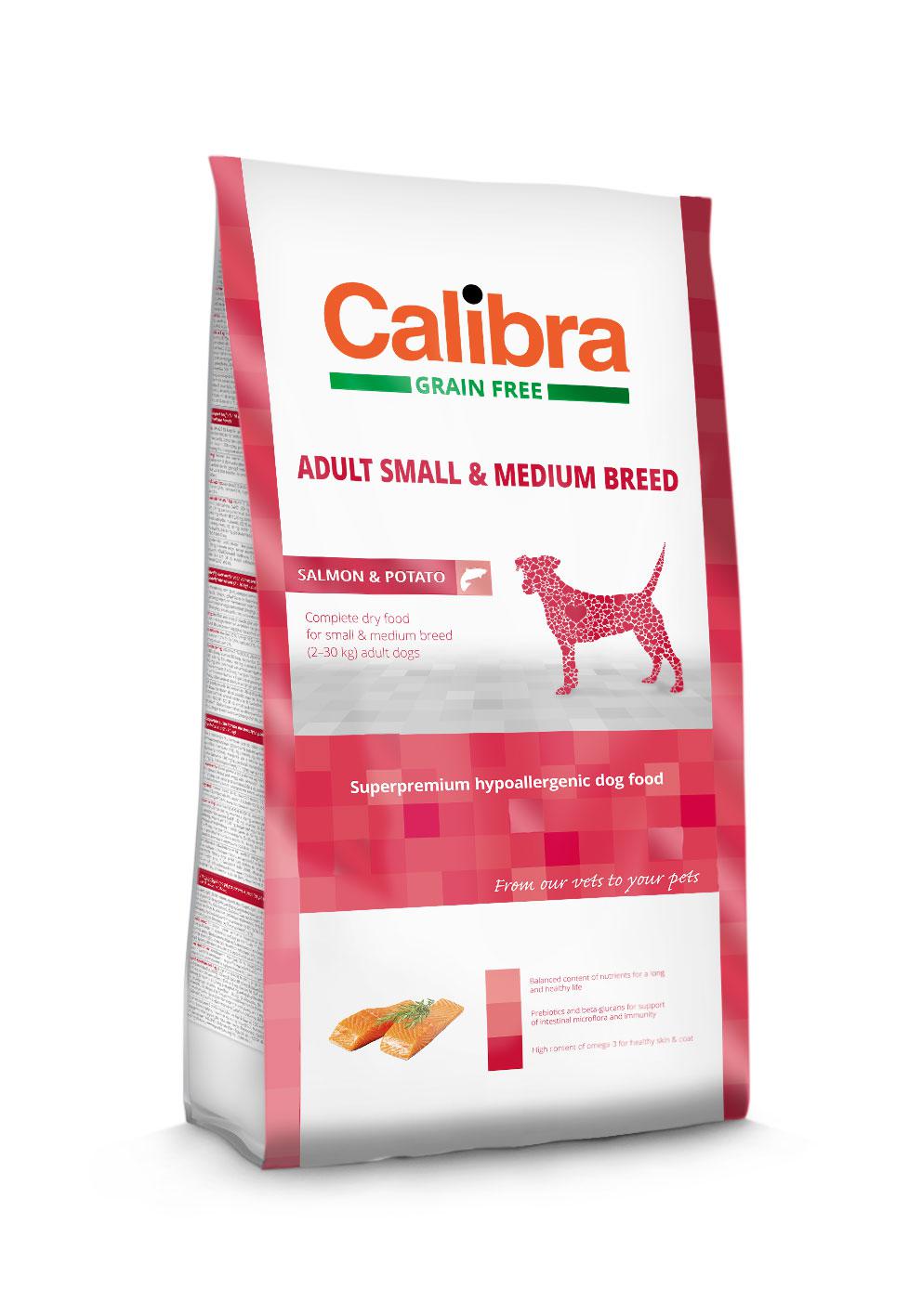 Calibra Dog Adult Medium Salmon Grain-free - 12kg