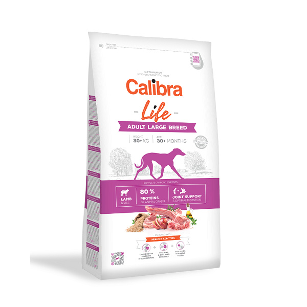 Calibra Dog Life Adult Large Breed Lamb 12 kg