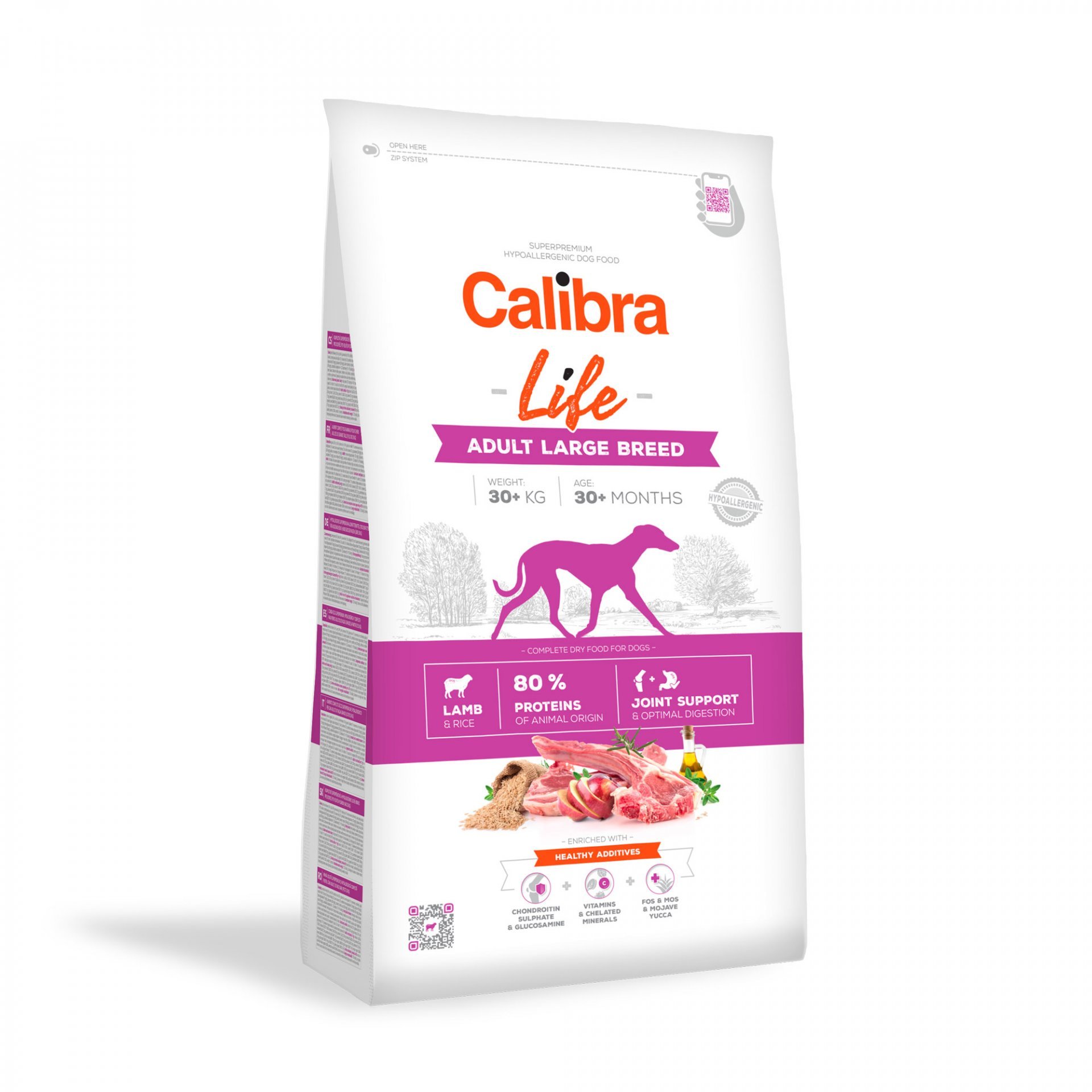 Calibra Life Dog Adult Large Lamb - 12kg