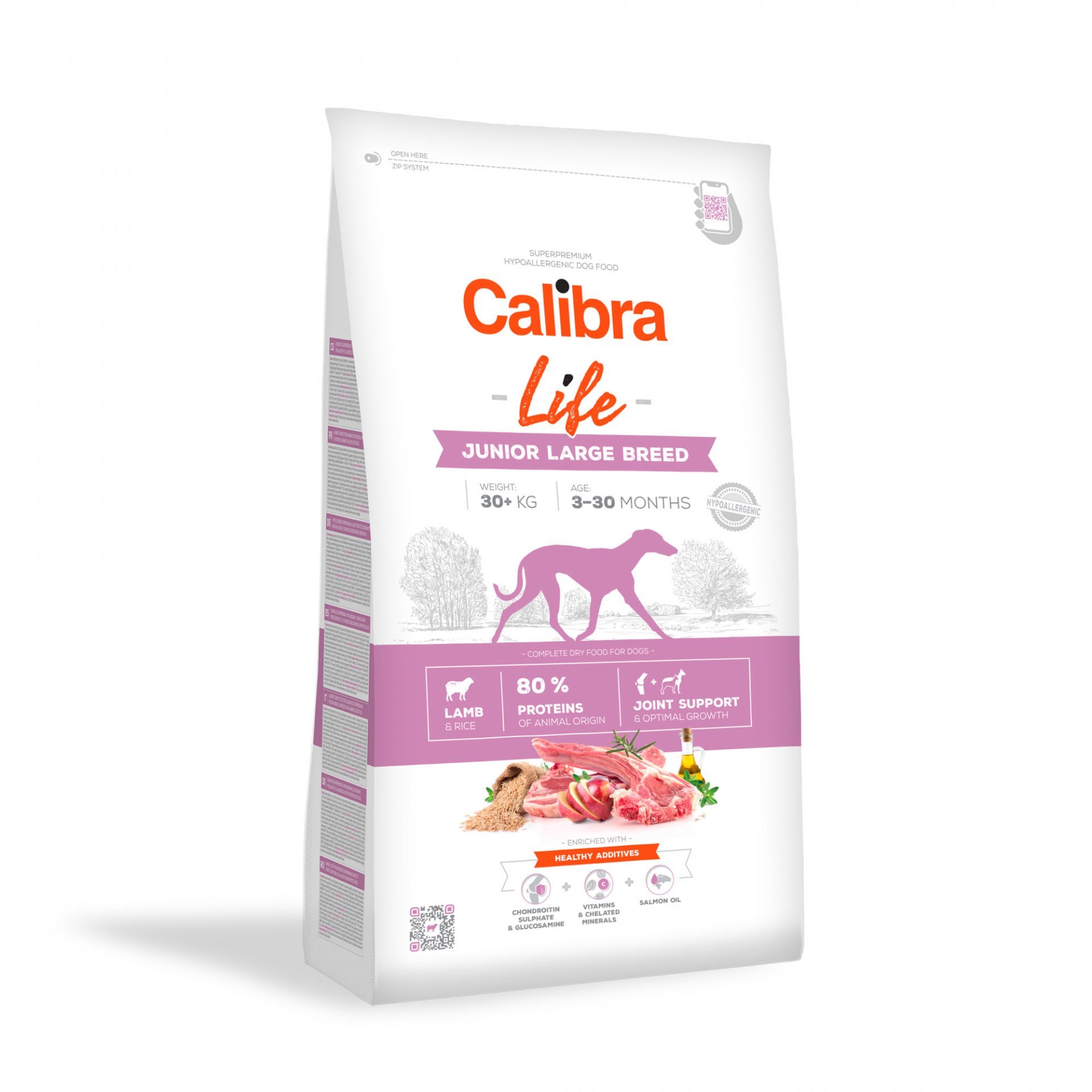 Calibra Life Dog Junior Large Lamb - 2,5kg