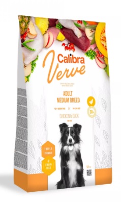 Calibra Verve Dog Adult Medium Chicken/Duck Grain-free - 2kg