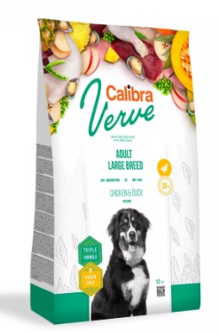 Calibra Verve Dog Large Adult Chicken/Duck Grain-free - 2kg