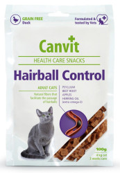 Canvit Snack Hairball Control Duck - 100g