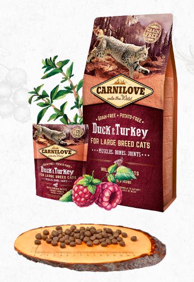 Carnilove Cat Adult Large Duck/Turkey - 400g