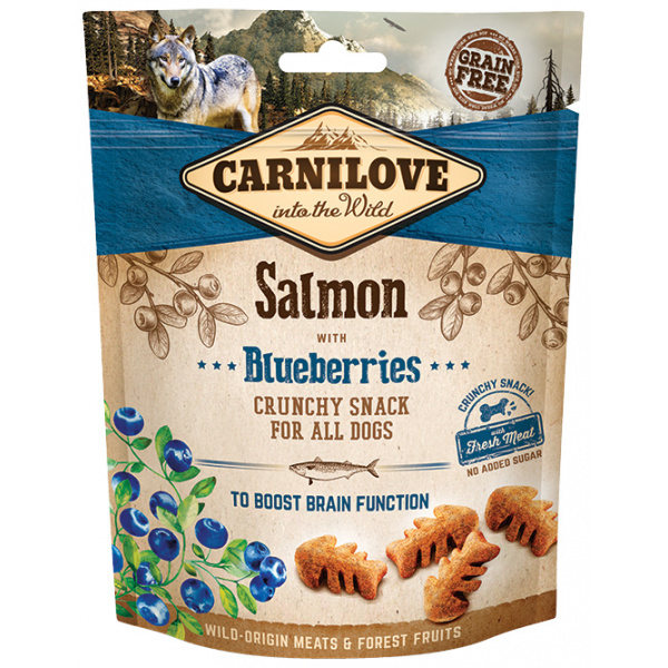 Carnilove Dog Crunchy Snack Salmon with Blueberries 200g