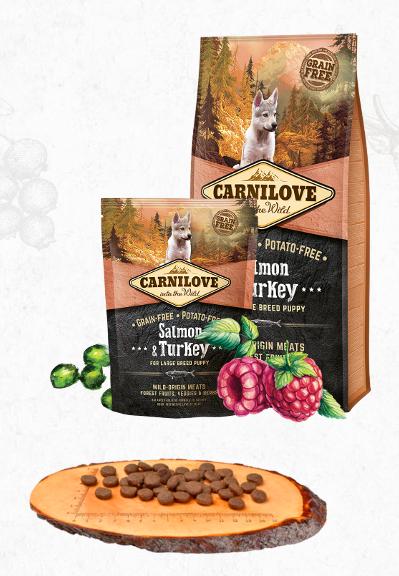 Carnilove Dog Puppy Large Salmon/Turkey - 1,5kg