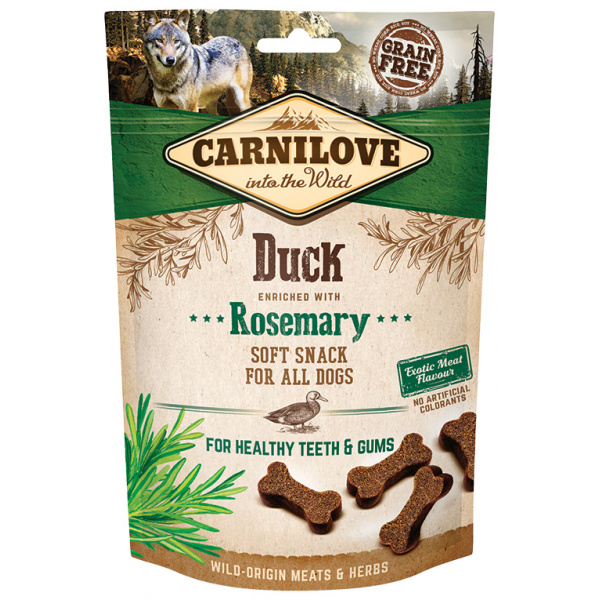 Carnilove Dog Semi Moist Snack Duck enriched with Rosemary 200g