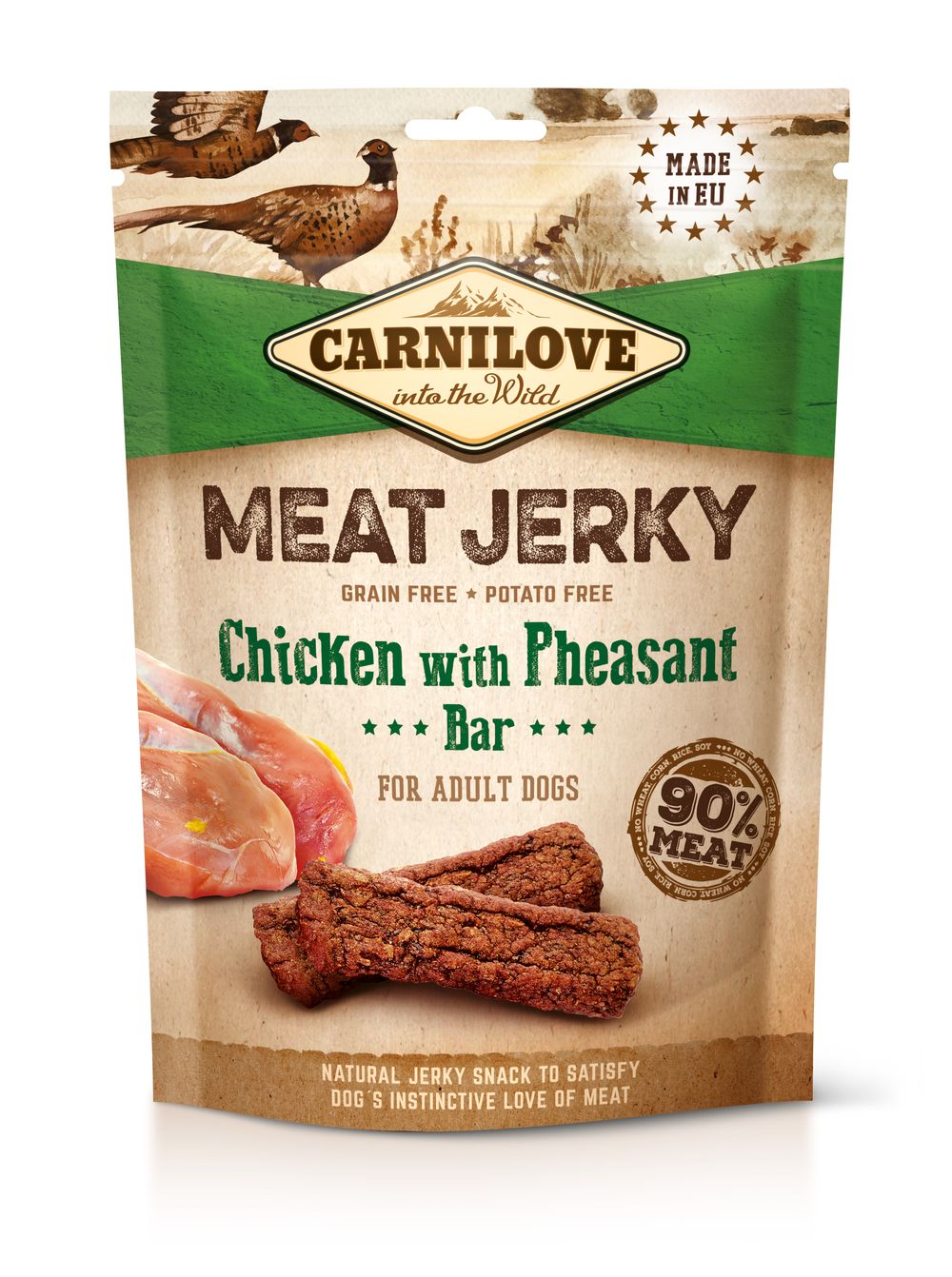 Carnilove Meat Jerky 100g - Chicken/Pheasant