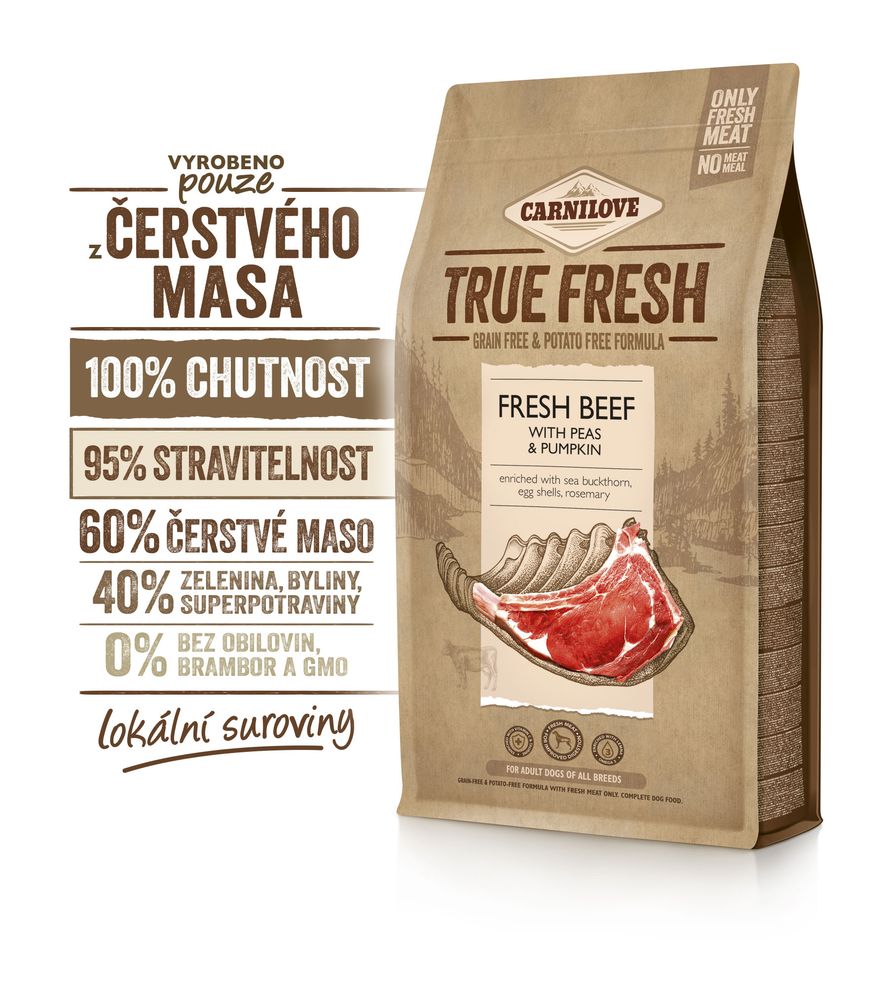 Carnilove True Fresh Dog Adult Beef - 1,4kg