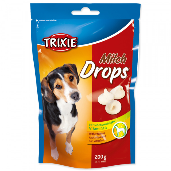 Dropsy pro psy Trixie mléčné 200g