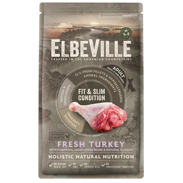 ELBEVILLE Adult Mini Fresh Turkey Fit and Slim Condition 1,4kg